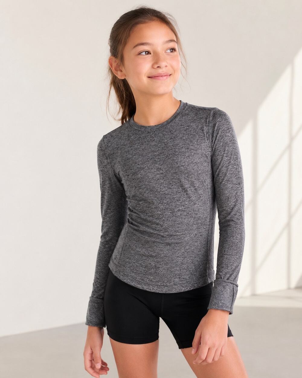 Athleta Girl | Heather Gray Girl’s Activewear Workout Casual Preppy Size M